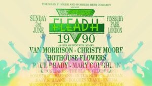 Ticket or poster for Fleadh Finsbury Park 1990