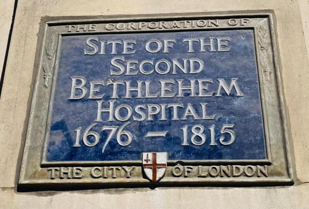 Plaque at Moorgate