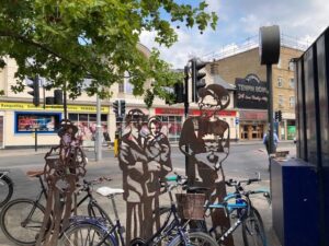Sustran Statues in Finsbury Park